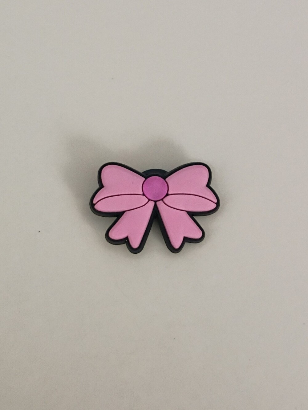 10 for $10 Jibbitz Croc Charms - Cute Pink Coquette Bow w/ Pink Center 2
